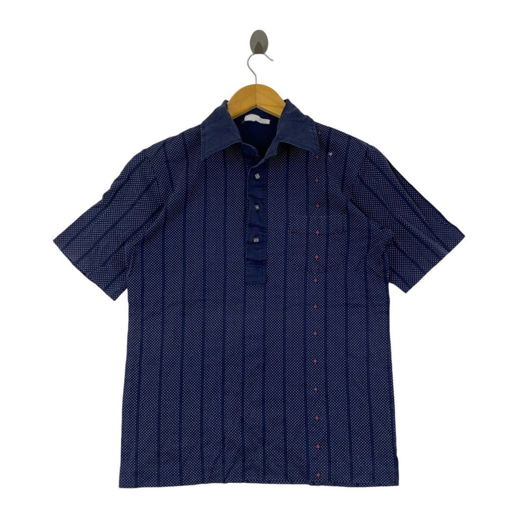 Vintage LORDY JAPAN DESIGNER Polo Tee Shirt Top Polka Dot