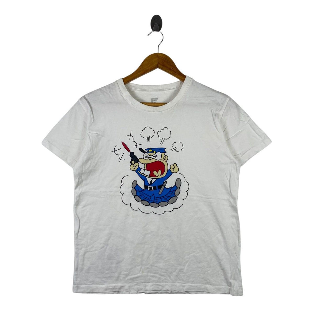 GENIUS TENSAI BAKABON Police Officer Anime Tee Shirt Top Fujio Akatsuka Manga