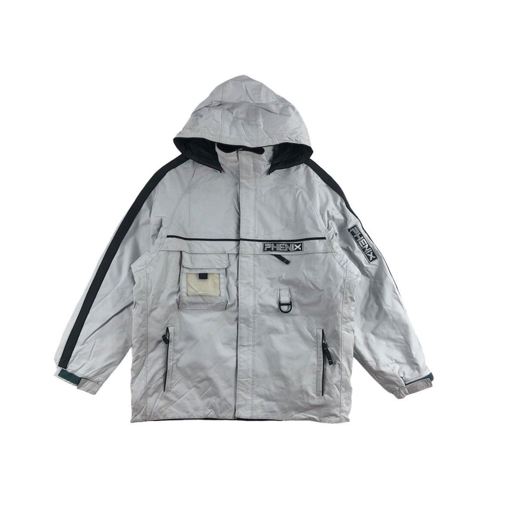 Vintage PHENIX MOUNTAIN JASPO Reflective Winter Ski Jacket Parka Windbreaker
