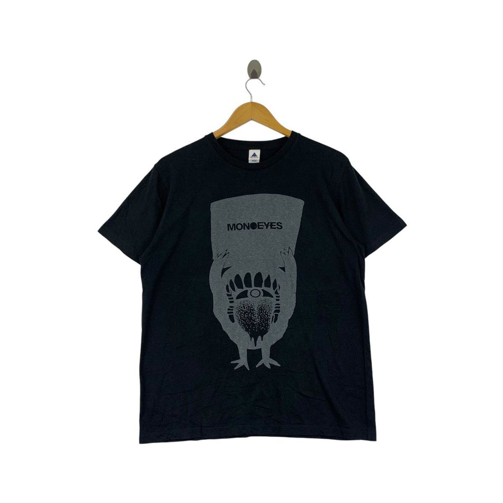 MONOEYES COLD REACTION Japan J-Pop Band Tour Tee Shirt Top 2015 Live Concert Promo