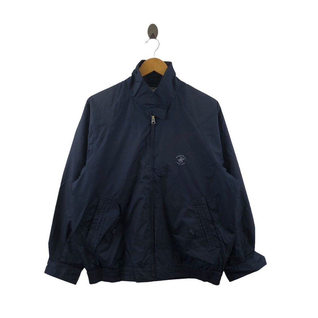 Vintage BEVERLY HILLS POLO CLUB Tartan Gingham Jacket Windbreaker