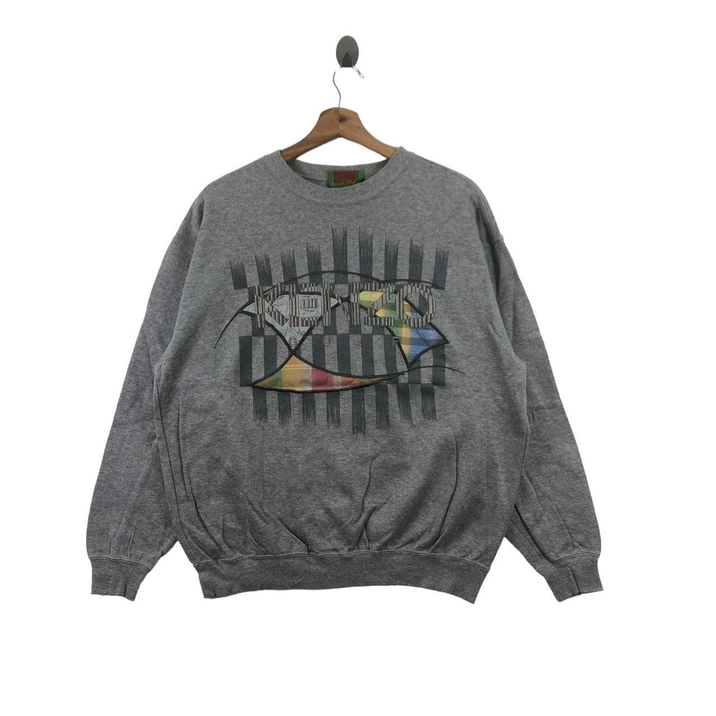 Vintage KENZO PARIS GOLF Embossed Logo Sweatshirt Pullover Sweater Jumper