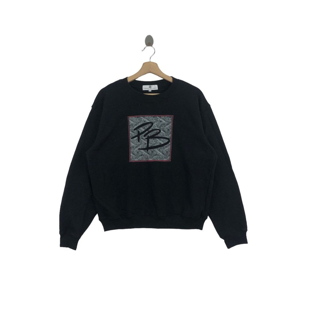 Vintage PIERRE BALMAIN PARIS PB Logo Crewneck Sweatshirt Sweater Pullover Jumper
