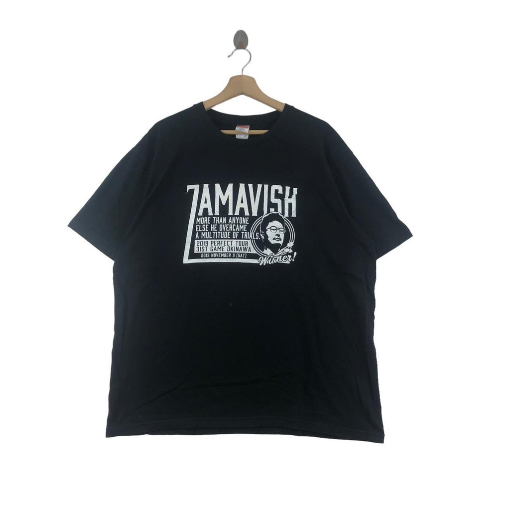 ZAMAVISH JAPAN 2019 Perfect Tour Game Okinawa Tee Shirt Top Baseball