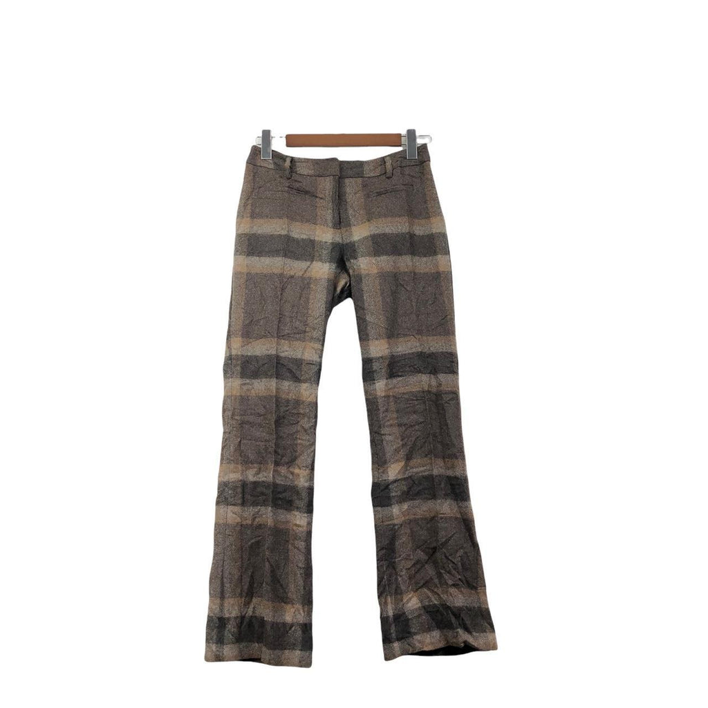 Vtg L.L BEAN FREEPORT MAINE Lambswool Casual Pant Plaids Checks Trouser Slack Workwear
