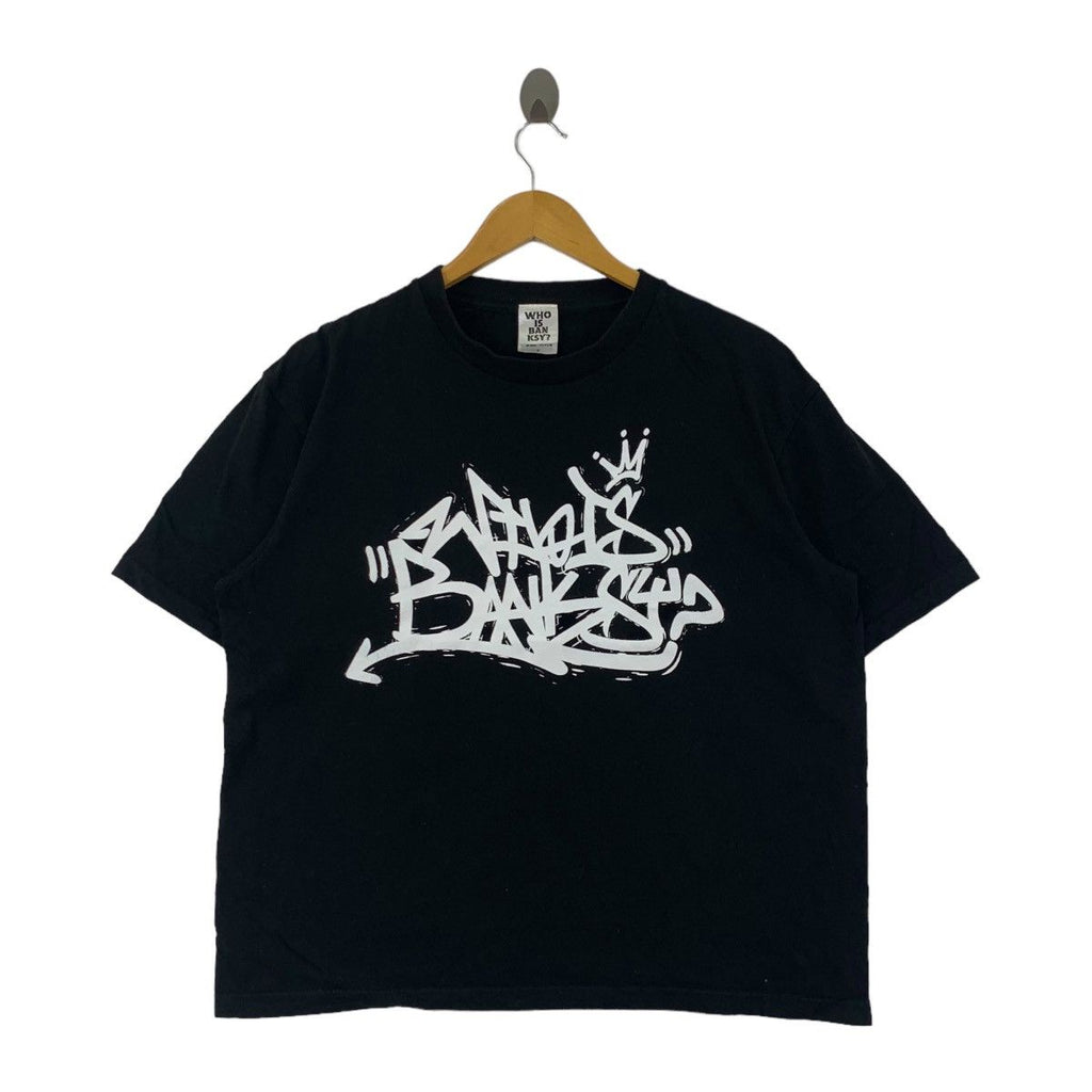 WHO IS BANKSY Graffiti GOAT Rebel Tee Shirt Top Street Art Modern Museum