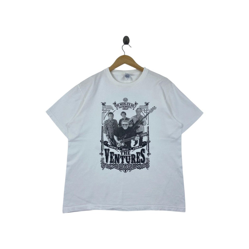 THE VENTURES INSTRUMENTAL Band 2013 Japan Tour Tee Shirt Top Album Promo Concert