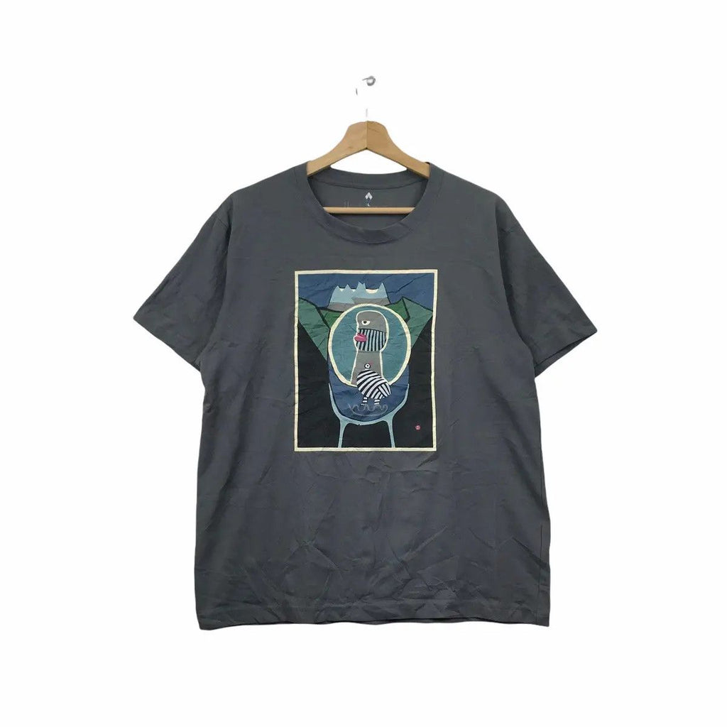 MONTBELL PICASSO ARTWORK Painting Tee Shirt Outdoor Camping Art
