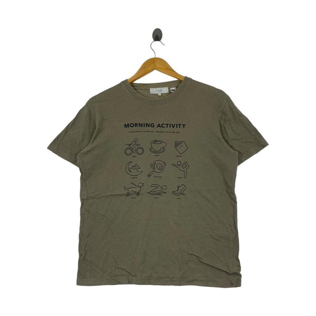 BEAMS PLUS B:MING Collection USA Cotton Morning Tee Shirt Top Outdoor