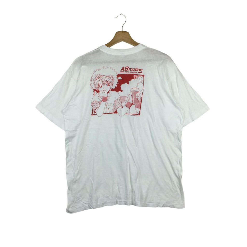 Vtg FURI MISASAGI AB Motion Anime Manga Cartoon Japan Tee Shirt Akira Gits