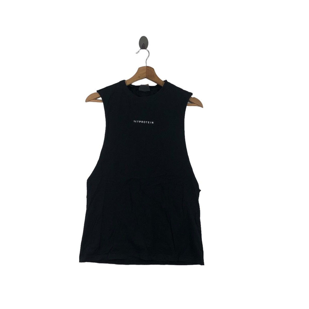 Vintage MY PROTEIN MP Center Logo Tank Top Tee Shirt Beach Summer