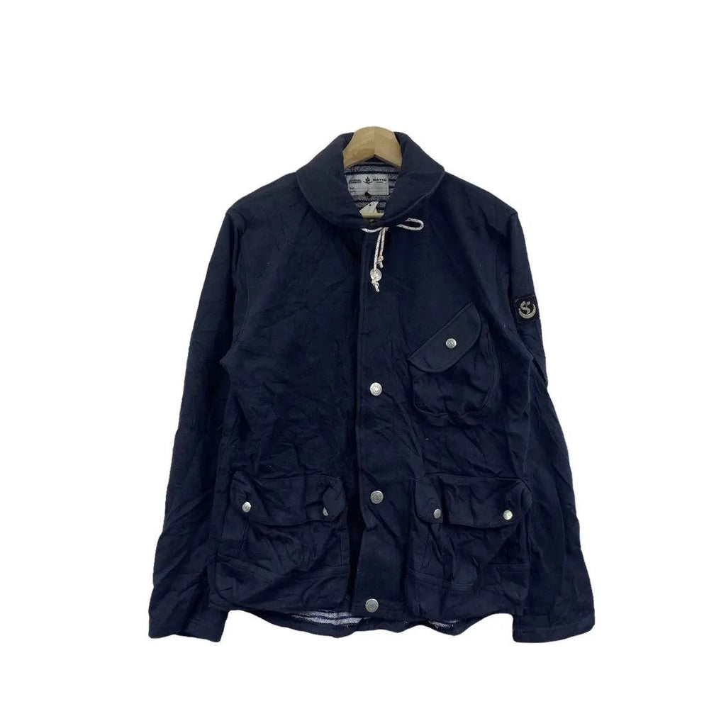 JOURNAL STANDARD JAPAN Natic Marine Collection Jacket Windbreaker Sweater Cardigan Indigo