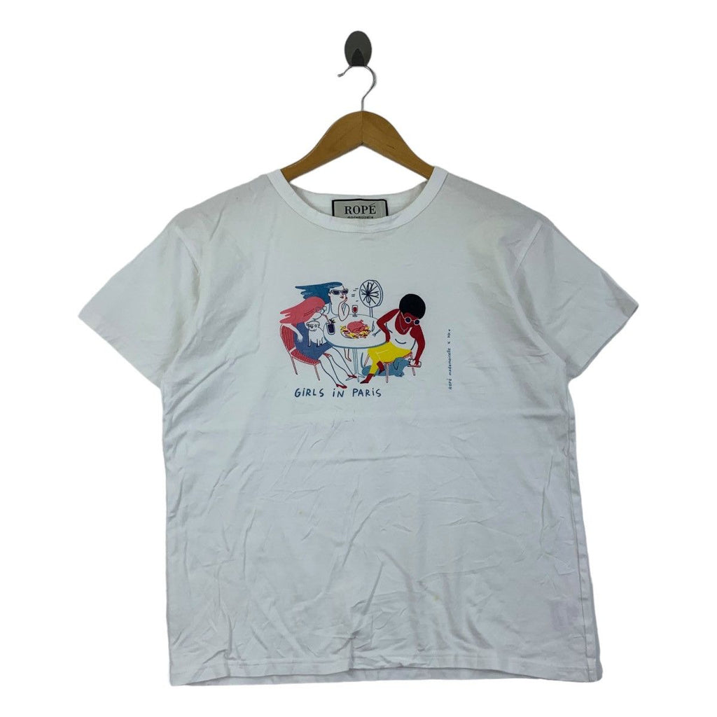 ROPE MADEMOISELLE x CAMILLE DE CUSSAC Tee Shirt Top Illustration Artist