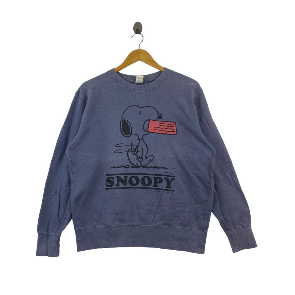 UNIQLO x SNOOPY PEANUTS Superwalk Catwalk Comic Sweatshirt Pullover Jumper Sweater