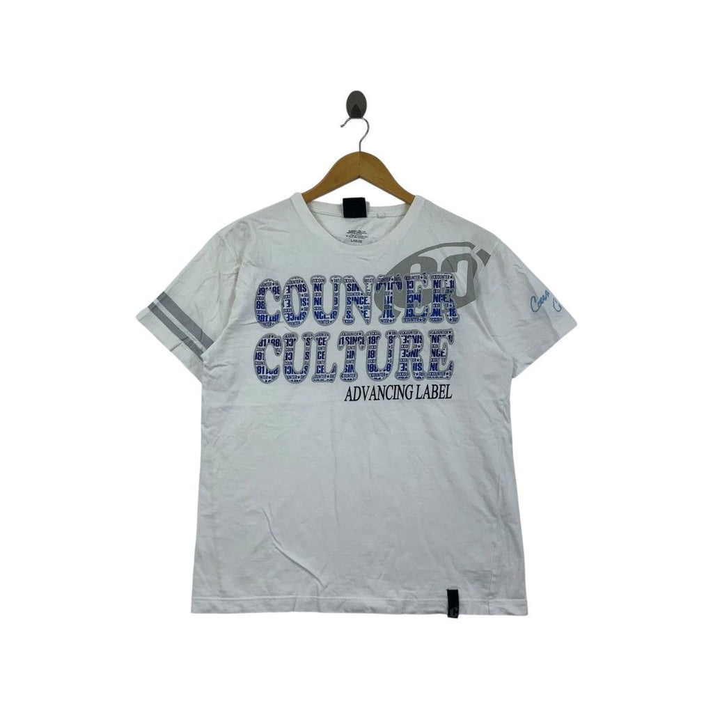 COUNTER CULTURE SKATEBOARD 1991 Monogram Tee Shirt Top Music Streetwear