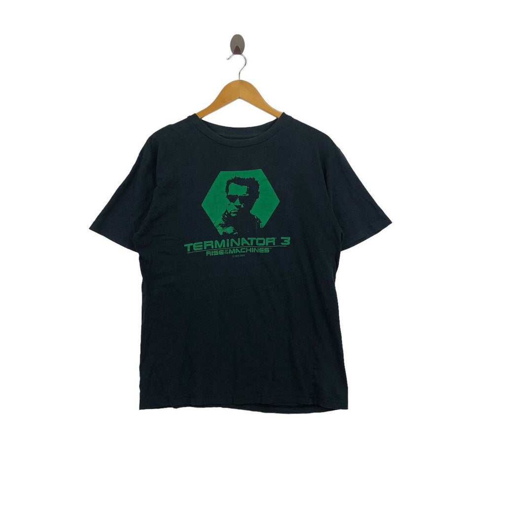 Vintage 2003 TERMINATOR 3 MOVIE FILM Rise Machines Tee Shirt Future Cyborg