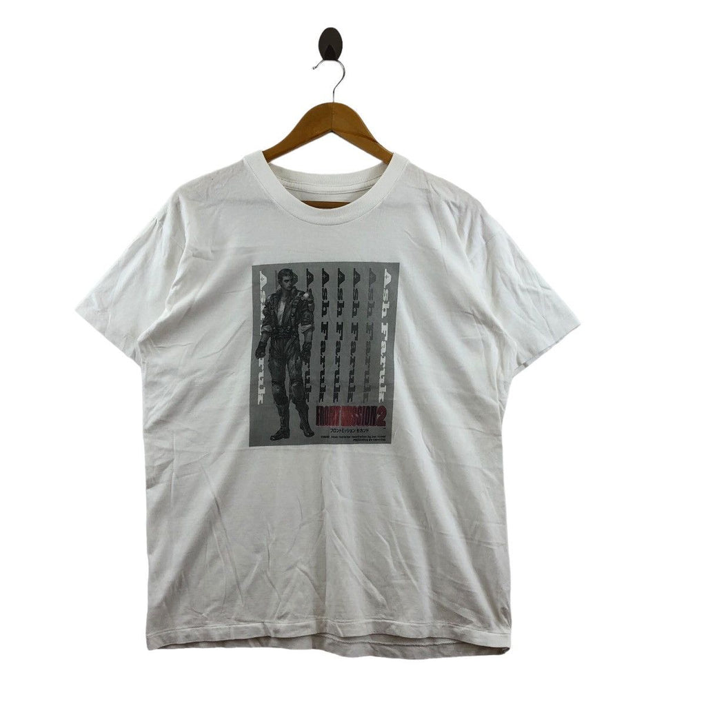 Vintage FRONT MISSION 2 Ash Faruk Video Game Play Station Tee Shirt RPG Toshiro Tsuchida