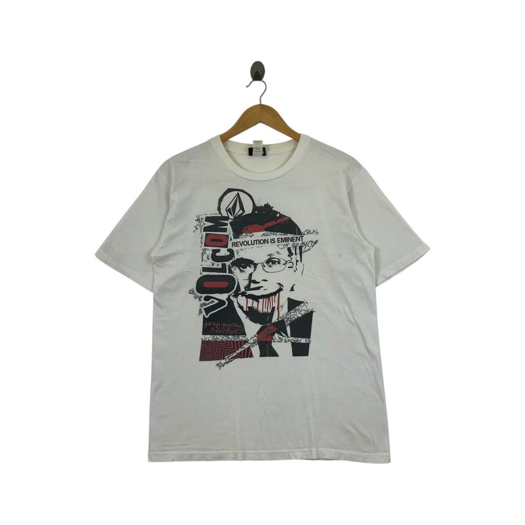 Vintage VOLCOM STONE Revolution Is Imminent Tee Shirt Top Skateboard Punk Movement