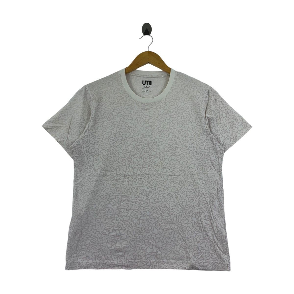 UNIQLO x GEORGE SOWDEN Collection Over Print Tee Shirt Top AOP Softbrew