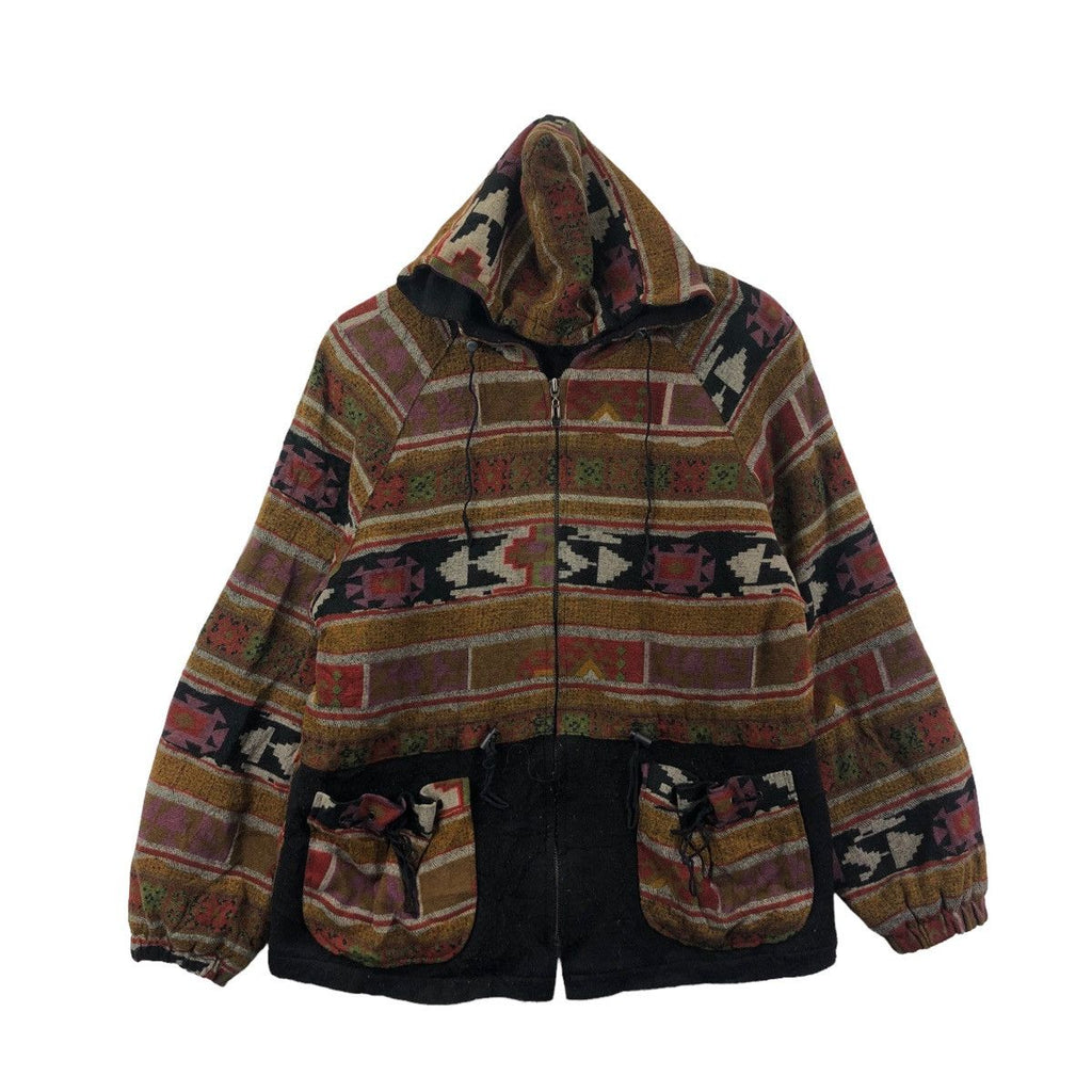 R&B PILLTRADE Navajo Aztec Heavy Coat Jacket Hoodie Windbreaker Parka&nbsp;
