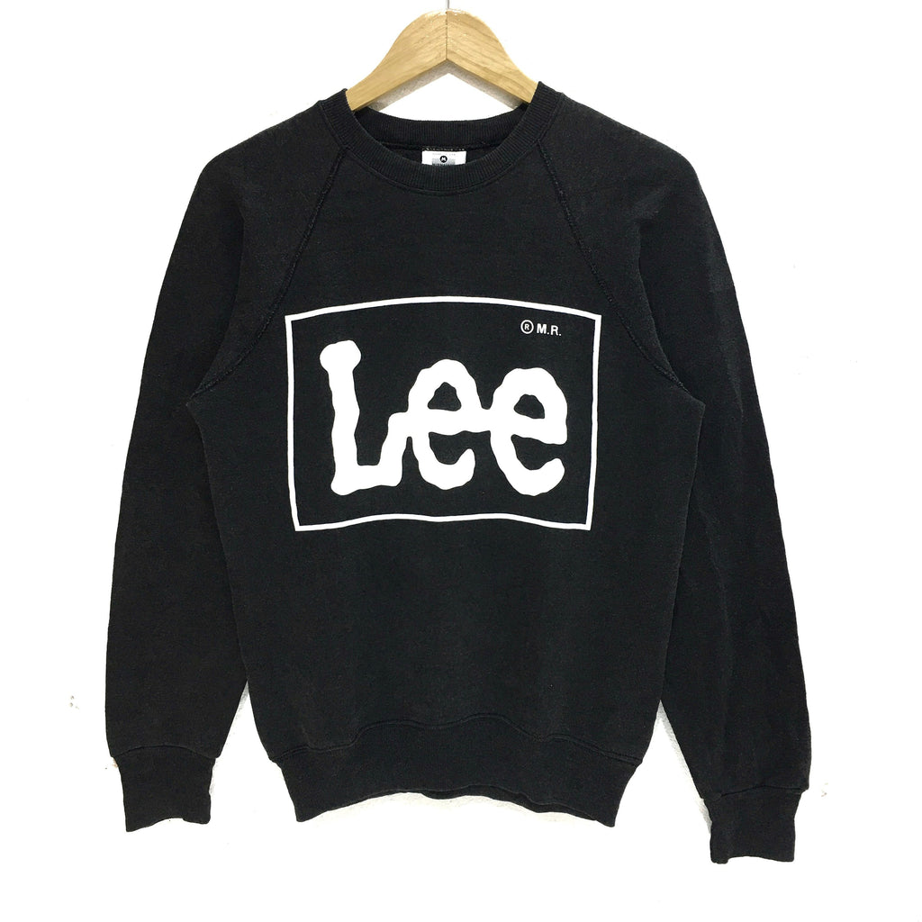 Vintage 90' LEE Sweatshirt Made In USA Big Logo Pullover Jumper Sweater