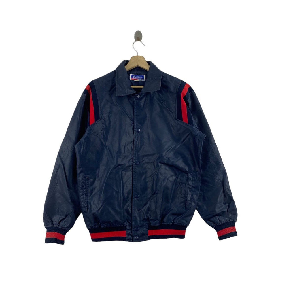 Vintage 70’ MIZUNO WORLD WIND Baseball Varsity Jacket Windbreaker MLB
