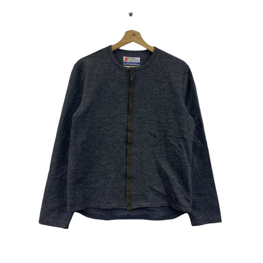Vintage YUKIHIRO TAKAHASHI JAPAN Minimalist Design Jacket Cardigan Sweater Fleece