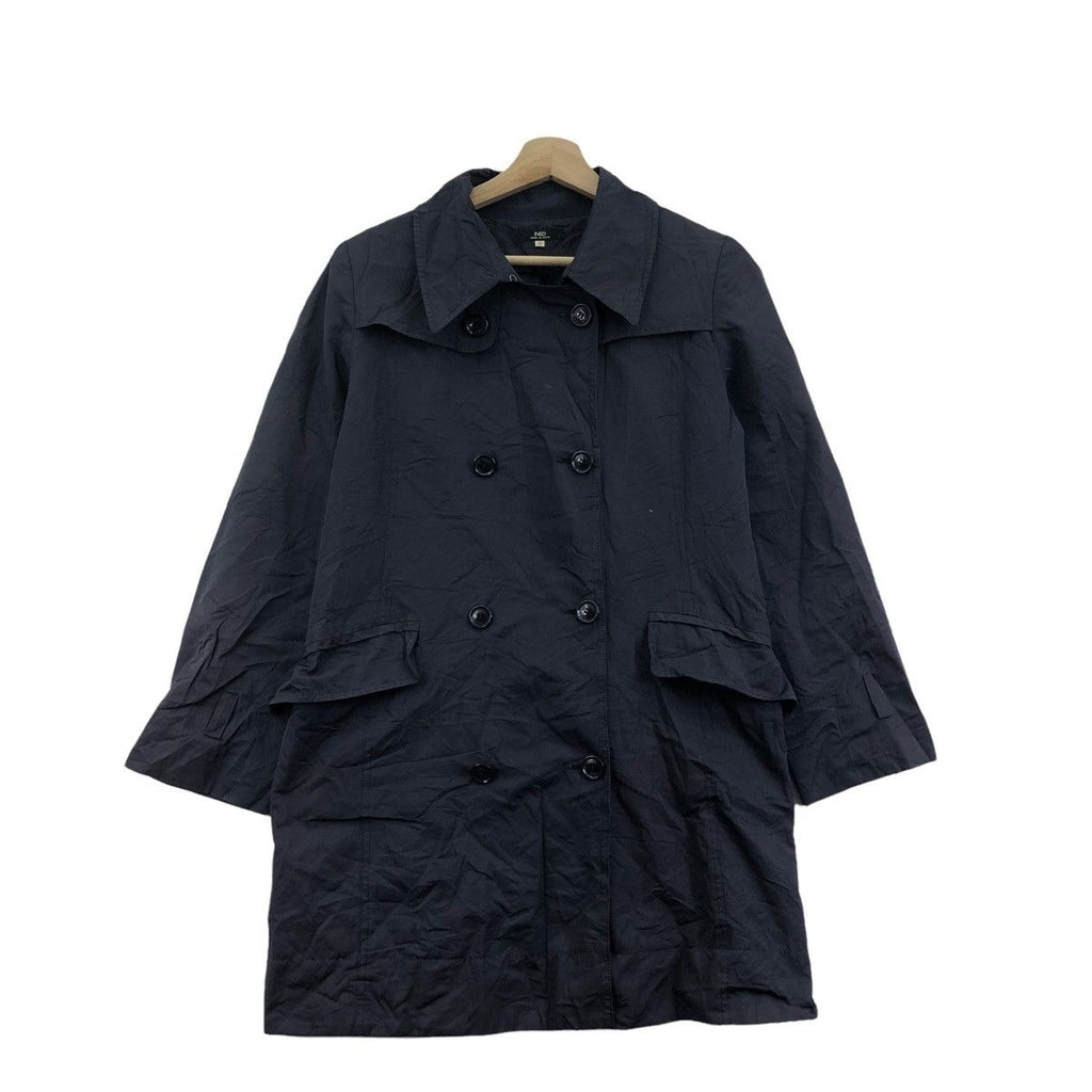 Vintage YOHJI YAMAMOTO INED Collection Double Breasted Pea Coat Jacket Trench Parka Made In Japan