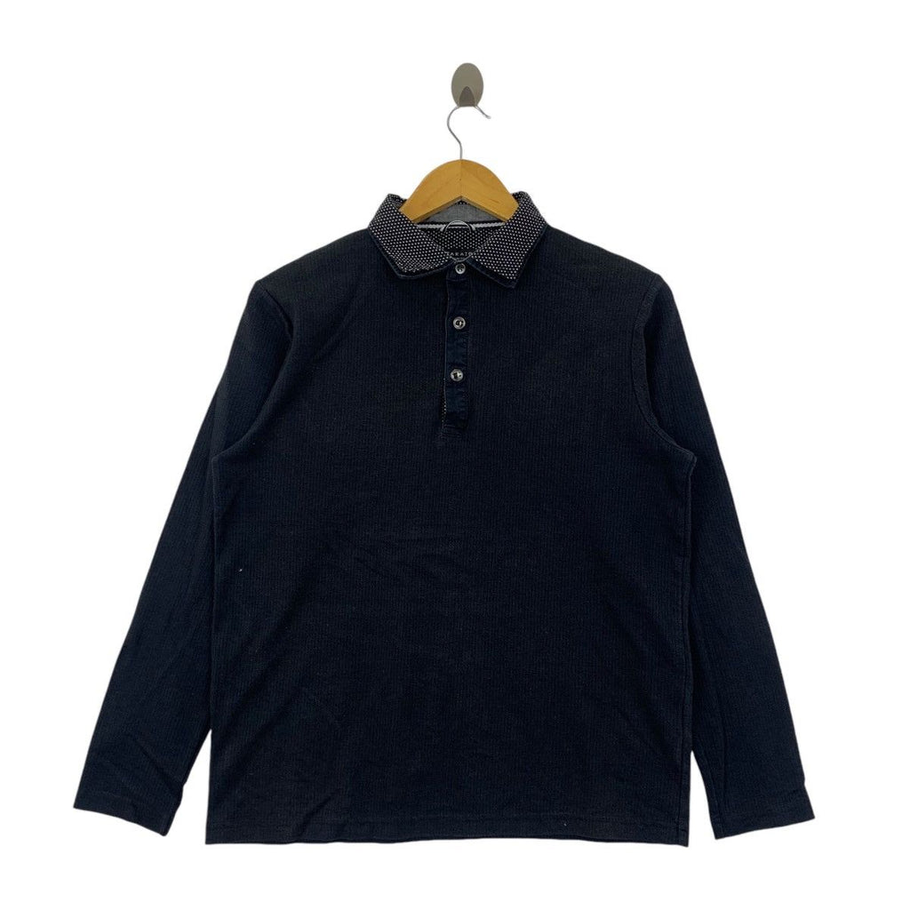 Vintage TAKEO KIKUCHI TAKAIQ Collection Polo Tee Shirt Top Slim Fit