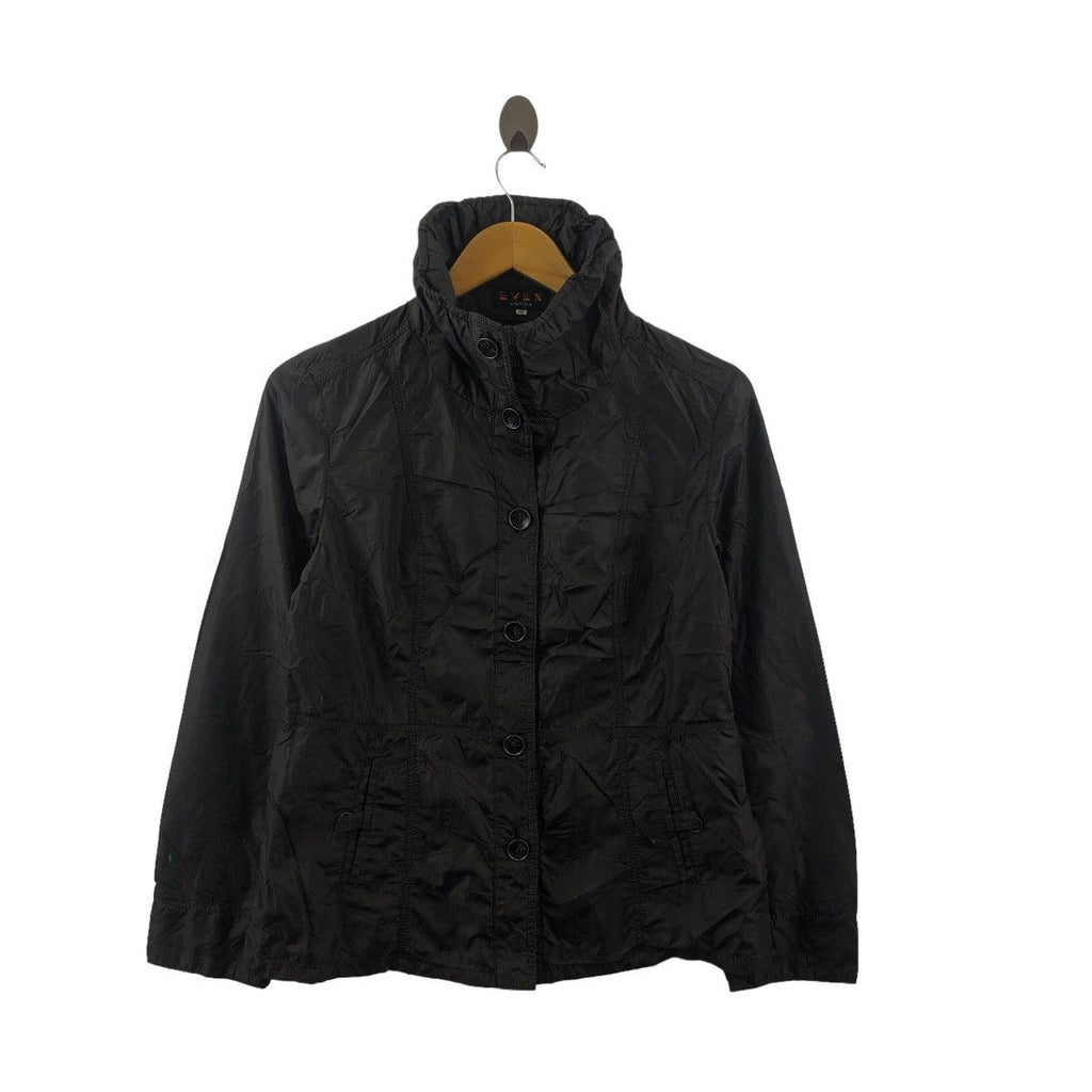 Vintage EVEX By KRIZIA JAPAN Quilted Light Puffer Jacket Windbreaker Hoodie