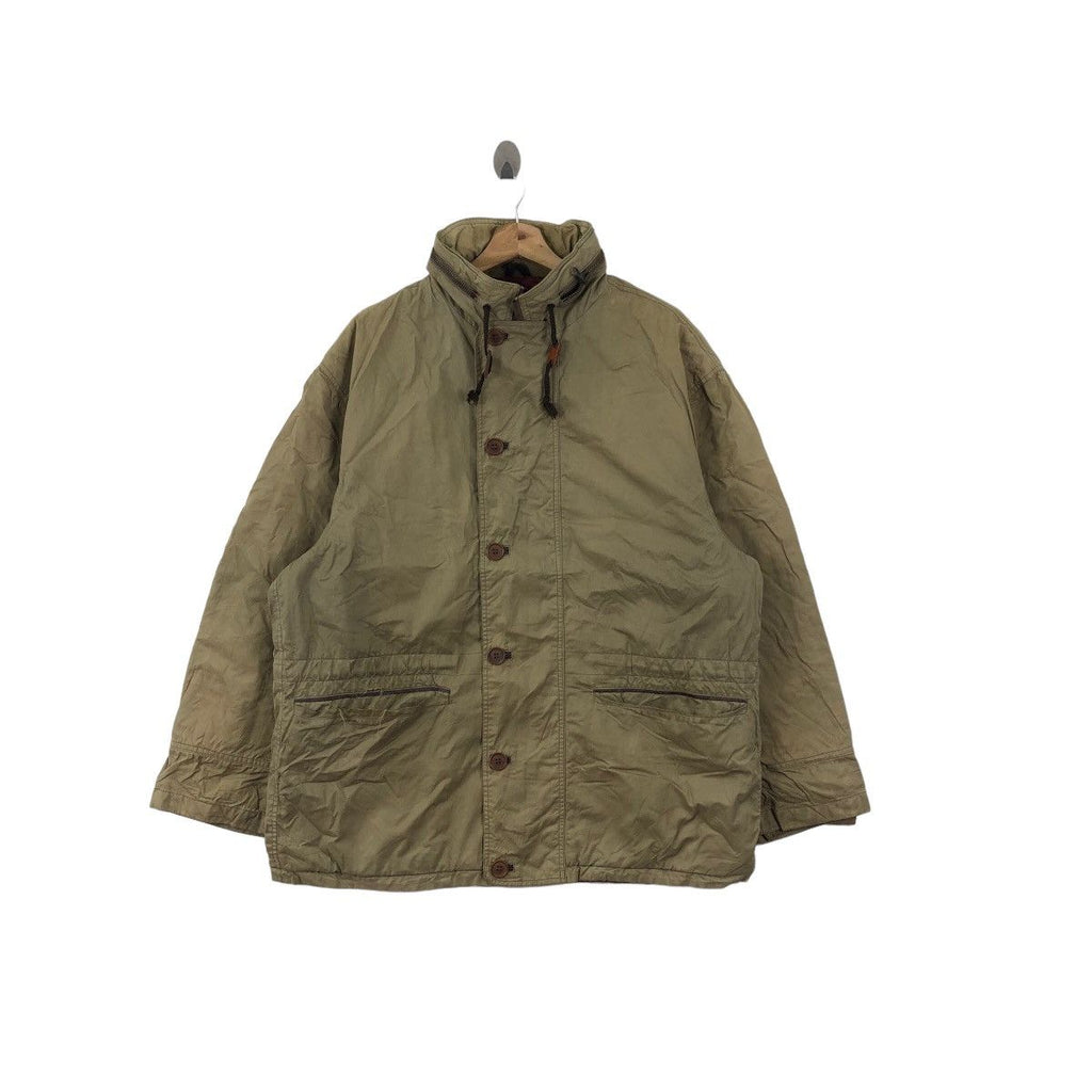 Vintage 90’ DUNHILL LONDON Made In Italy Outdoor Parka Jacket Trench Coat