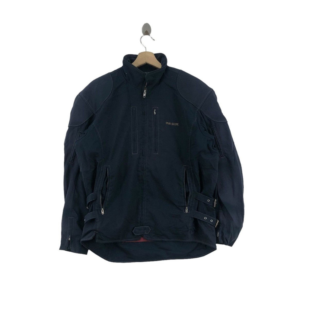 Vintage PAIR SLOPE Made In Japan Motorcycle Punk Jacket Heavy Coat