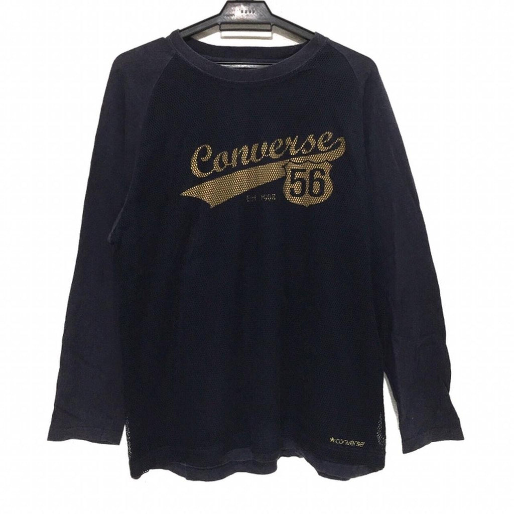 Vintage CONVERSE USA 56 Big Logo Crewneck Sweatshirt Sweater Jersey Jumper Pullover Purcell Skate Grunge Hip Hop