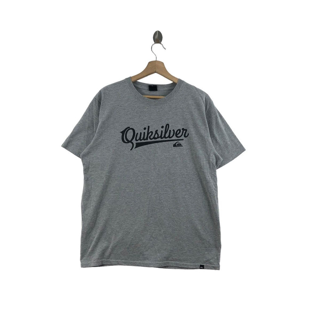 Vintage QUIKSILVER AUSTRALIA SURF Stock Logo Tee Shirt Beach Summer Vacation