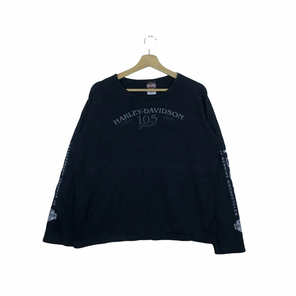Vintage HARLEY DAVIDSON MOTORCYCLES 105th Anniversary Sweatshirt Pullover Sweater