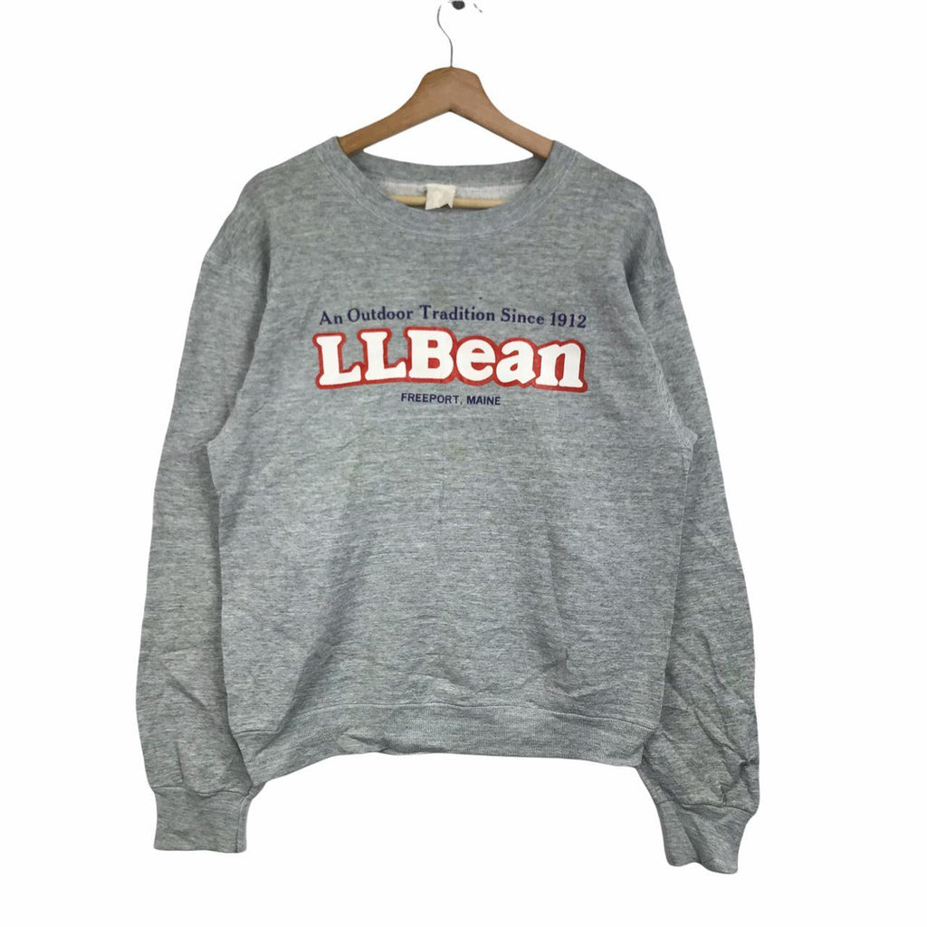 Vtg LL BEAN USA Skate Surf Outdoor Sweatshirt Windbreaker Sweater
