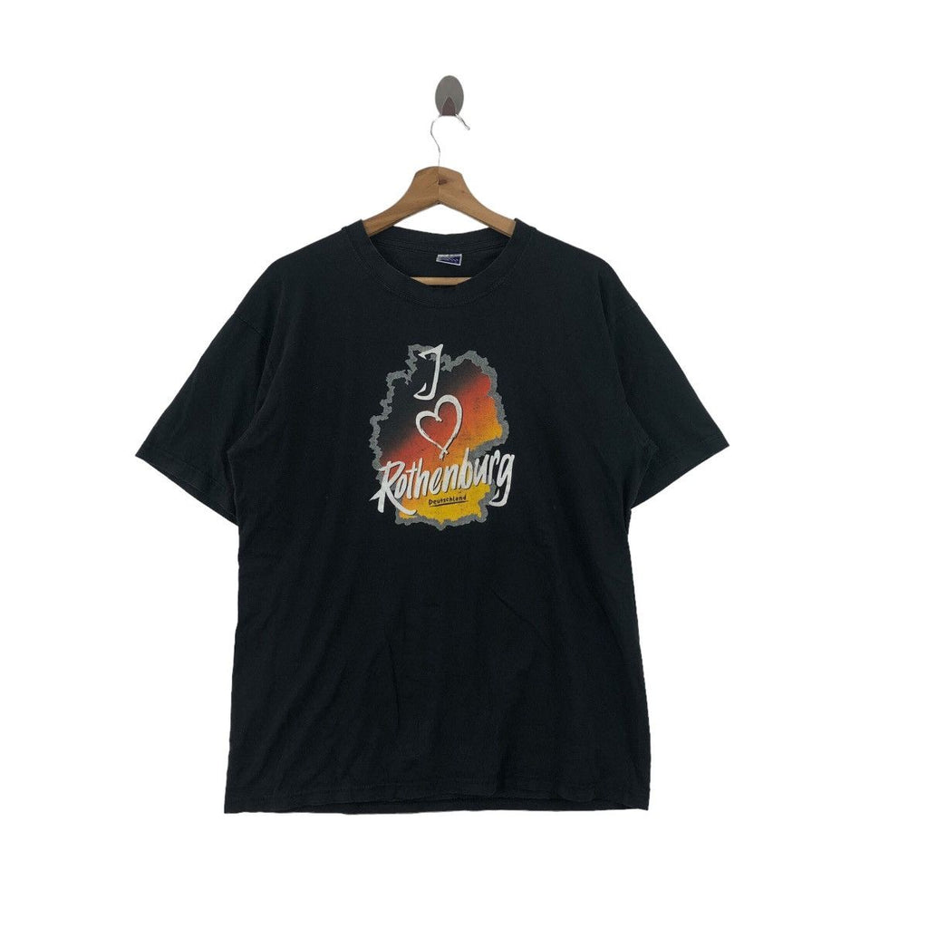 Vintage ROTHENBURG DEUTSCHLAND Memorial Tee Shirt Travel Summer Vacation