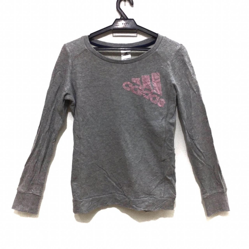 Vintage ADIDAS EQUIPMENT Logo 3 Stripes Pink Gray Crewneck Sweatshirt Jumper Sweater Pullover Originals Gym Running