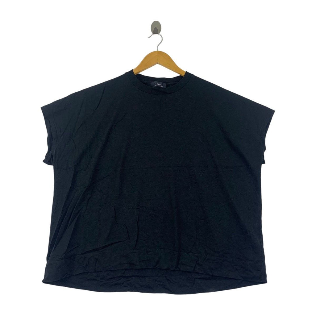 SHIPS JAPAN Primary Navy Label Collection Tank Top Tee Shirt