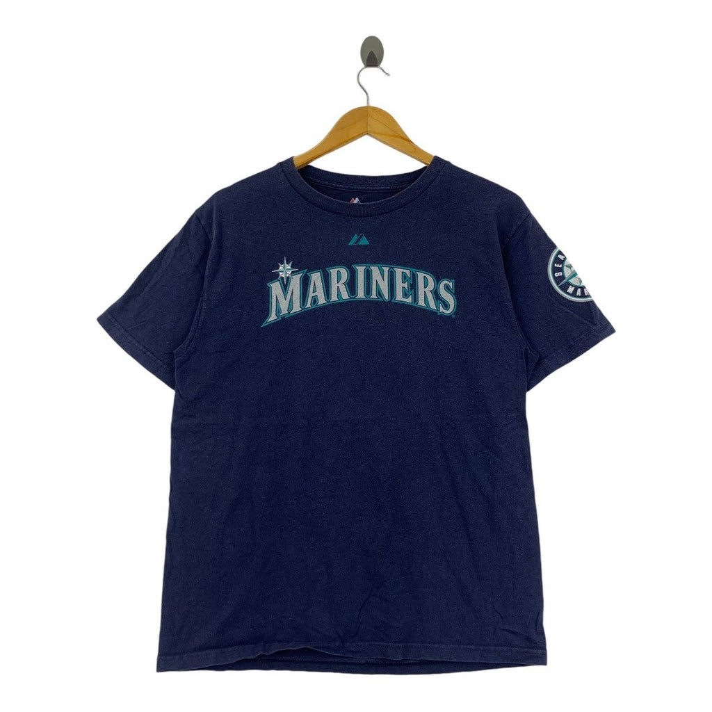 Vintage MLB SEATTLE MARINERS Ichiro Tee Shirt Top Baseball Major League