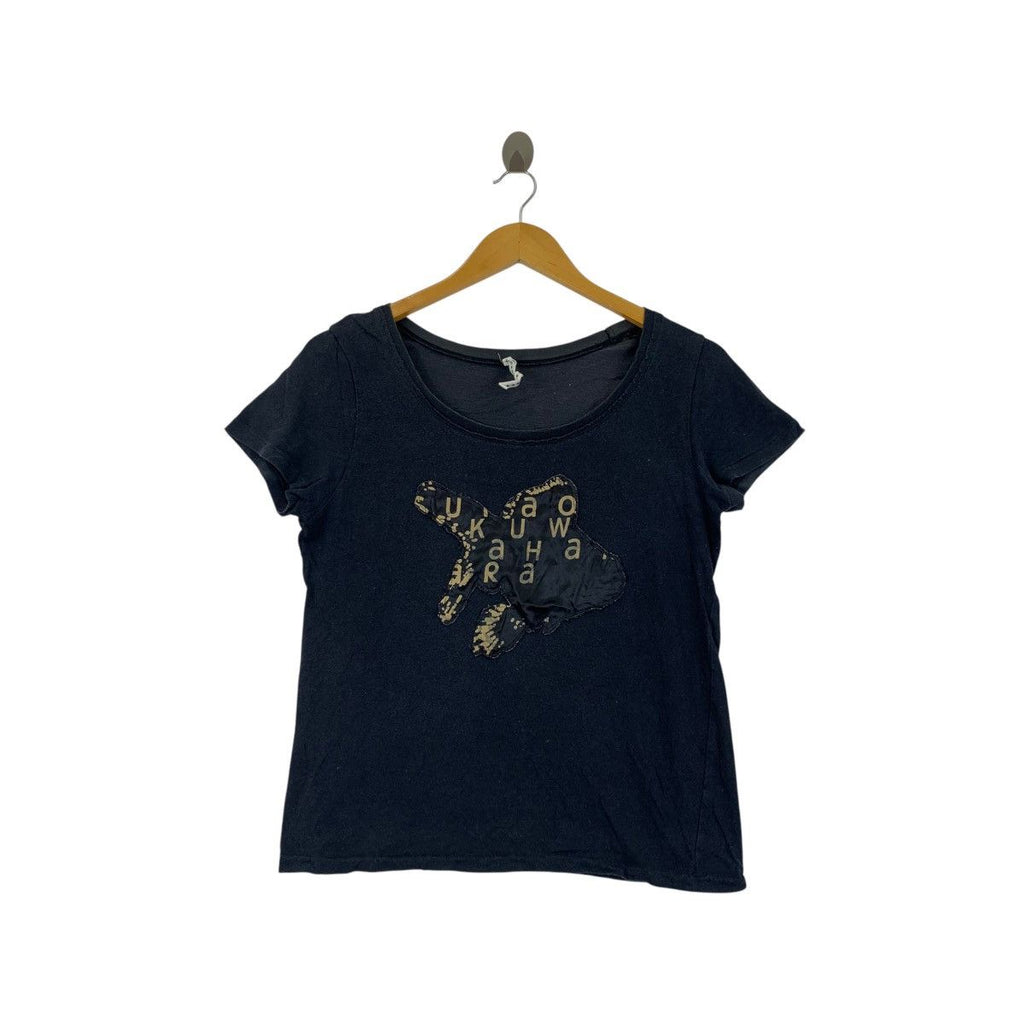 ISSEY MIYAKE I.S SUNAO KUWAHARA Patchwork Tee Shirt Top Blouse