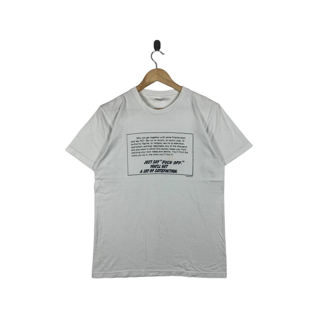 SUPREME F*CK OFF 2016 Spring Summer Collection Tee Shirt Top White New York