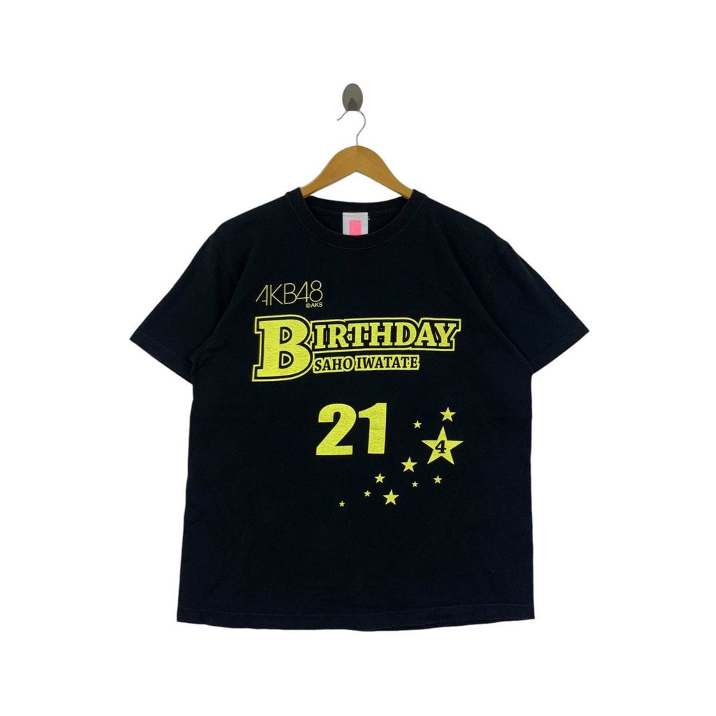 AKB48 SAHO IWATATE Birthday Celebration Japan Idol Tee Shirt Top J Pop Girl Group
