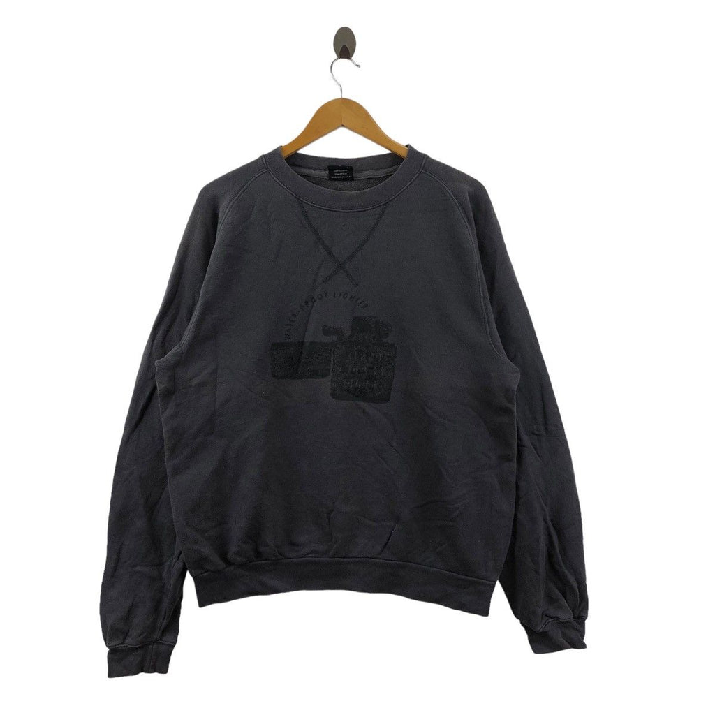Vintage ZIPPO WORKS CLUB Waterproof Lighter Sweatshirt Sweater Pullover Jumper