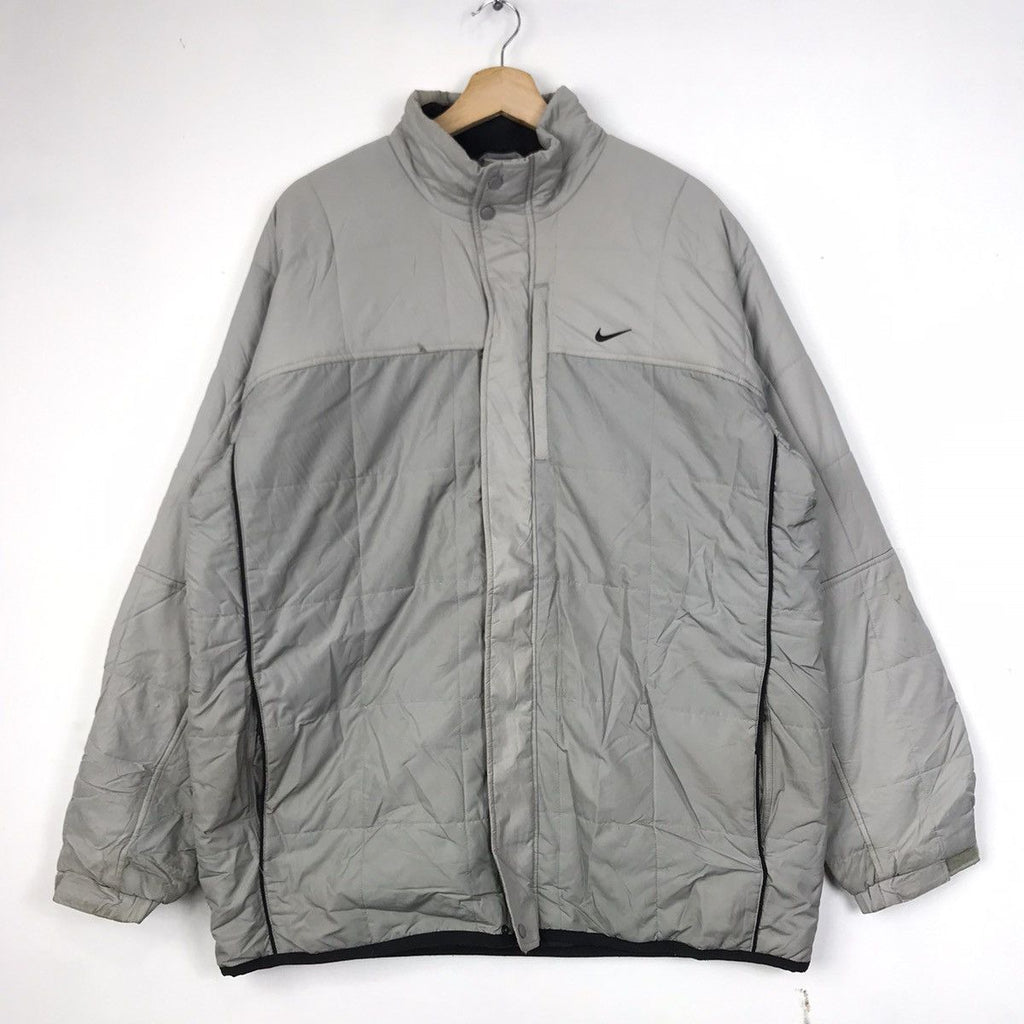 Vintage NIKE SWOOSH LOGO Light Puffer Quilted Windbreaker Jacket Parka Outdoor