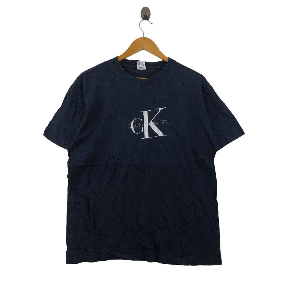 Vintage 90’ CALVIN KLEIN CK NEW YORK Made In USA Tee Shirt Jeans Collection