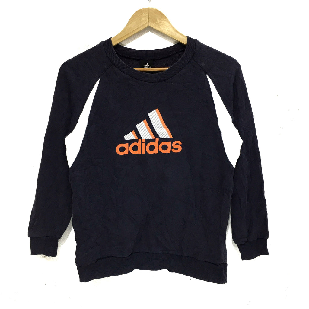 ADIDAS EQUIPMENT Sweatshirt Big Logo Spell Out Pullover Jumper Sweater