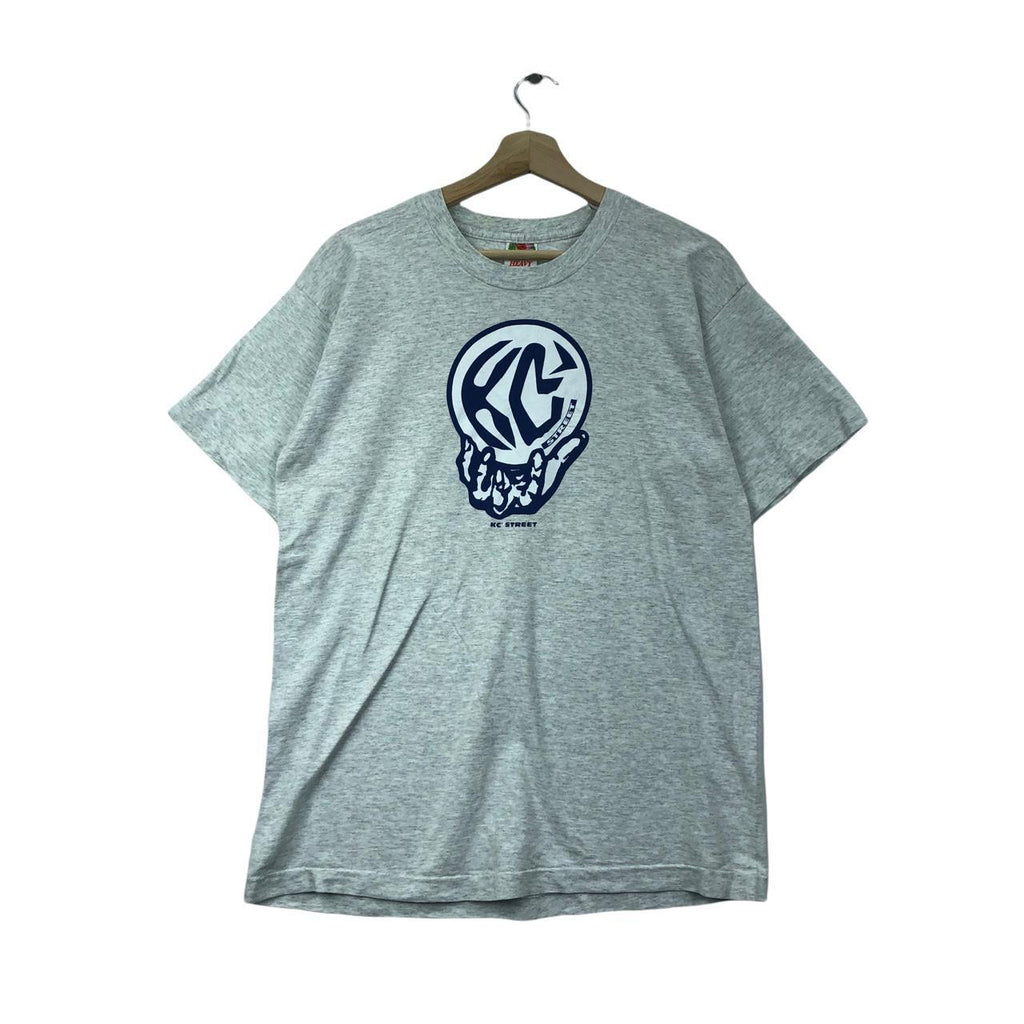 Vtg 90’ KC STREET SKATEBOARD Kansas City Crystal Ball Tee Shirt Skate Streetwear