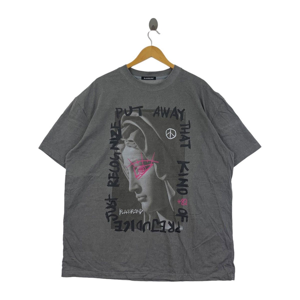 BLACKBLOND KOREA STREETWEAR Recognize Tee Shirt Top Santa Maria