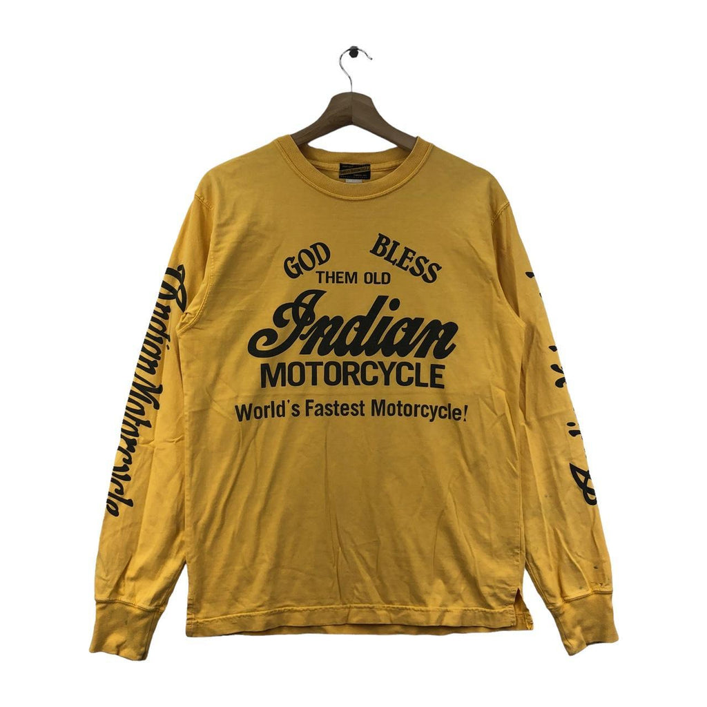 Vtg 90’ INDIAN MOTORCYCLE God Bless Fastest Tee Shirt Toyo Enterprise Springfield Mass